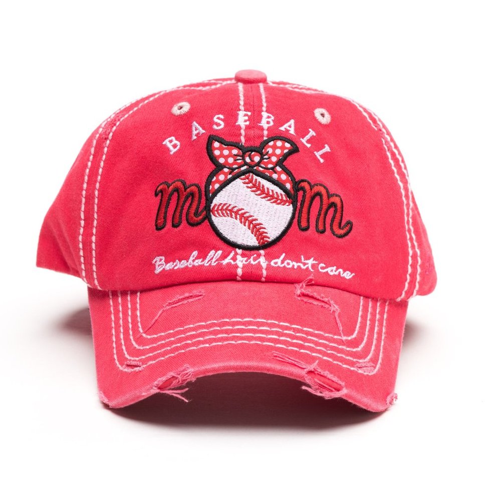 Baseball Mom Vintage Ball Cap